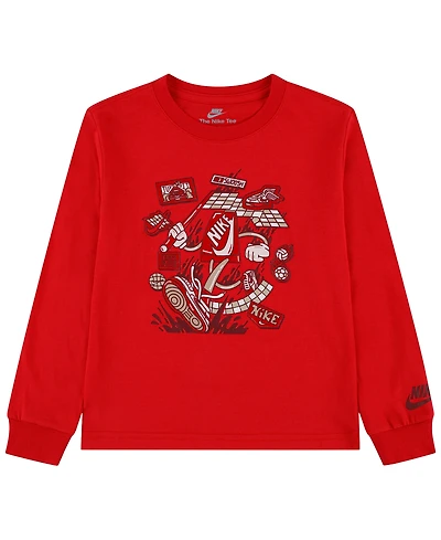 Nike Boys' 4-7 Boxy Long-Sleeve T-Shirt