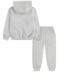 Nike Boys' 4-7 Fleece Pullover Hoodie and Joggers, 2-Piece Set