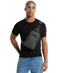 Michael Kors Men's Hudson Signature Logo Sling Bag