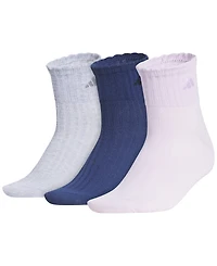 adidas Women's Sport Fashion Quarter Socks, 3-Pack