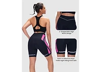 Sportneer Women Padded Bike Shorts – Large, Bicycle Cycling Shorts for Women's Biking, 4D Gel Padding for Mountain Bike and Road Bike