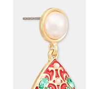 Holiday Lane Teardrop Earrings, Macy's Exclusive
