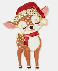 Holiday Lane Christmas Reindeer Pin, Macy's Exclusive