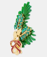 Holiday Lane Christmas Pine Branch Pin, Macy's Exclusive