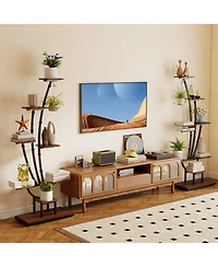Gouun 8-Tier Indoor Plant Stand with Led Grow Lights