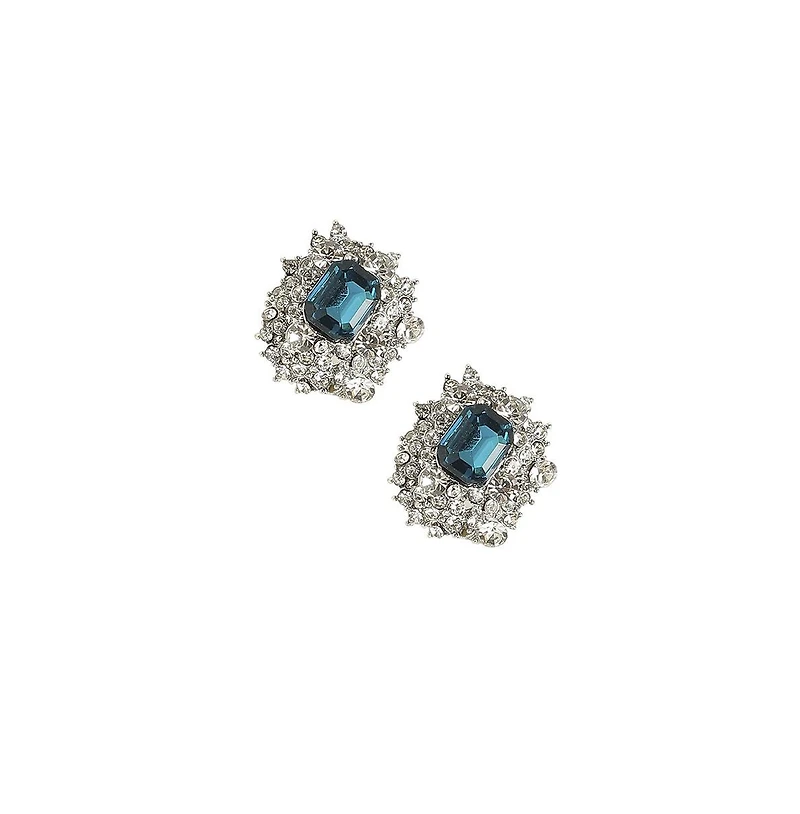 Sohi Emerald Mystic Mirage Stud Earrings