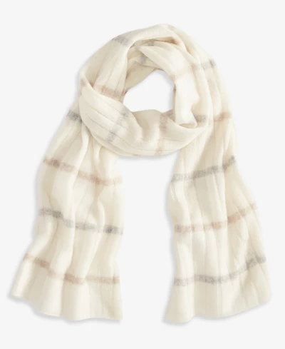 Charter Club Ribbed Cashmere Muffler Scarf, Macy's Exclusive