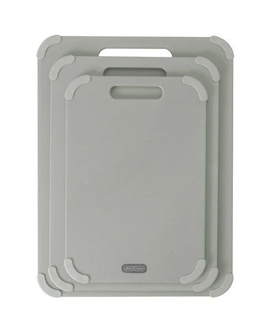 Dexas 3-Piece Polypropylene Reversible Cutting Board Set