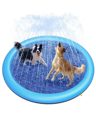 Aofar Dog Splash Pad Anti-slip Sprinkler Pool