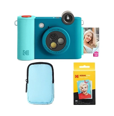 Kodak Smile+ 2-in-1 Instant Camera and Bluetooth Printer Starter Bundle case
