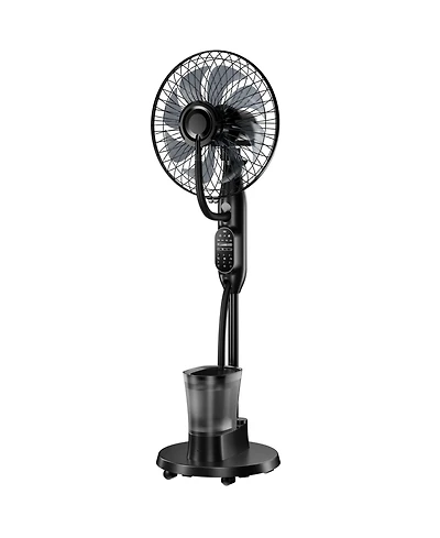 Cowin Mist Fan for Bedroom Misting Fan Oscillating Standing Fan Quiet Floor Fan Pedestal Fan for Room 9 Speeds 3 modes 7H Timer