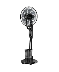 Cowin Mist Fan for Bedroom Misting Fan Oscillating Standing Fan Quiet Floor Fan Pedestal Fan for Room 9 Speeds 3 modes 7H Timer
