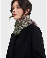 Fable England Women's Taupe Woodland Tales Long Scarf