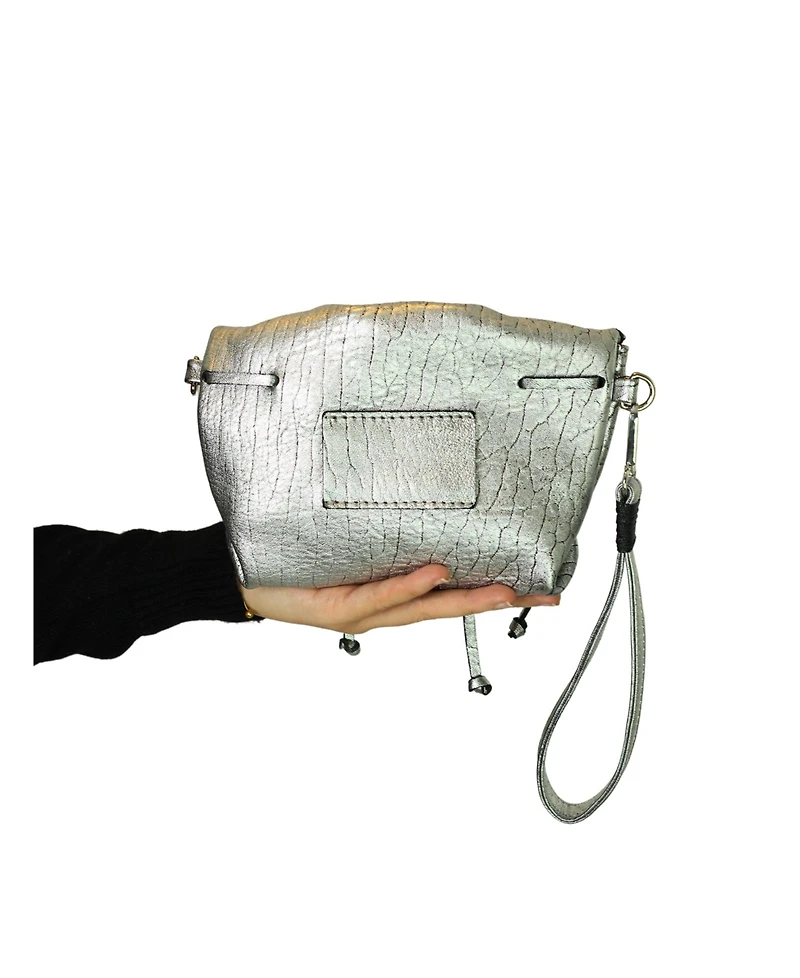 Carlos Falchi Mini Butterfly Lambskin Leather Bag