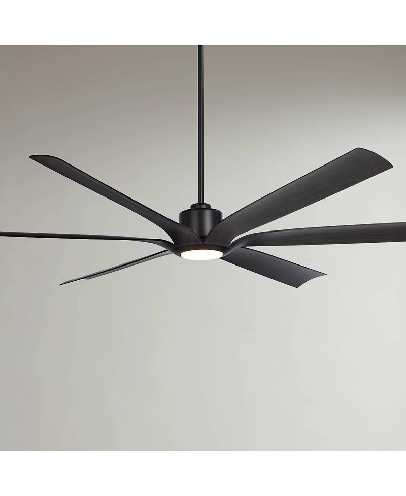Casa Vieja 72 inch Lomar Damp Led Ceiling Fan with Remote