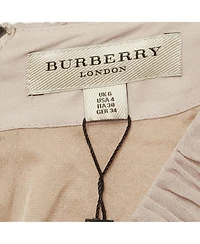 Pre-Owned Burberry Women's Plisse Mini Dress