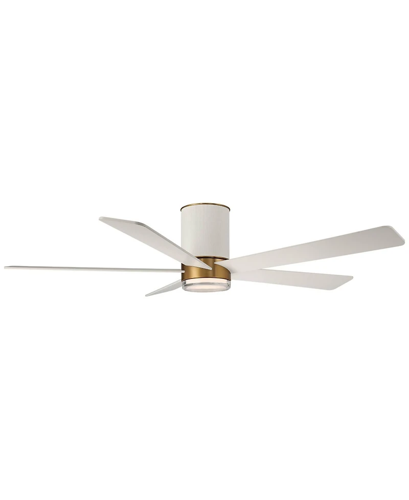 Casa Vieja 56 inch Vex Led Hugger Ceiling Fan with Remote