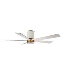 Casa Vieja 56 inch Vex Led Hugger Ceiling Fan with Remote