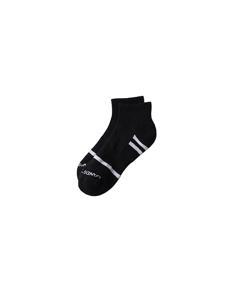 Lands' End Women's 3-Pack Half Cushion Performance Quarter Socks