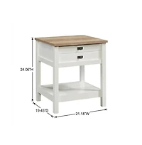 Starlight Canyon Home Soft Finish Nightstand with Coastal Cottage and Modern Farmhouse Style