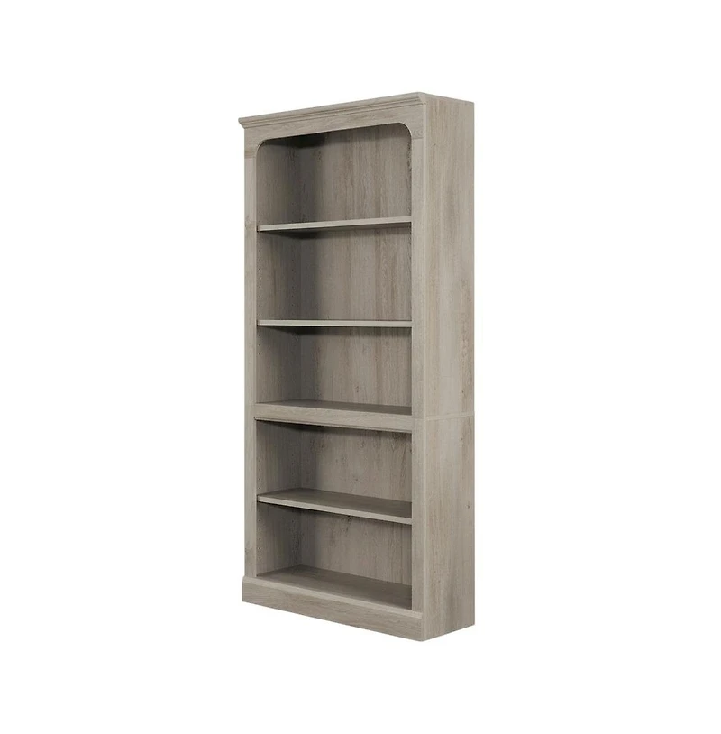 Starlight Canyon Home Modern Farmhouse Chalked Chestnut Storage Bookcase with Rectangular Design