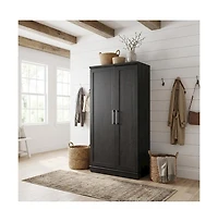 Starlight Canyon Home Contemporary Raven Oak Finish Storage Cabinet With Spacious Design