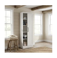 Starlight Canyon Home White Storage Cabinet With Soft Finish And Contemporary Style