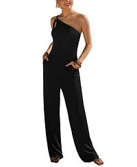 Cupshe Women's V-Neck Zipper Closure Unlined Jumpsuit