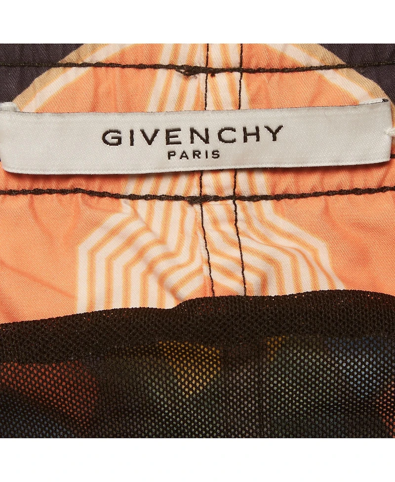 Pre-Owned Givenchy Men's Abstract Print Nylon Swim Shorts