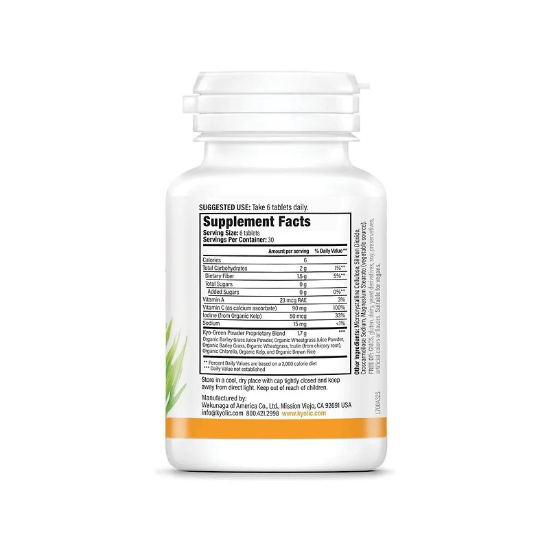 Kyolic Greens Blend Energy, 180 tablets