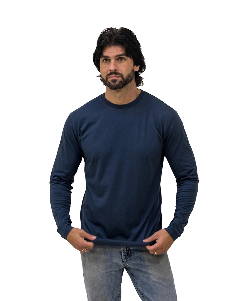 Epic Fits Men's Standard Long Sleeve Crew Neck, 6-Pack