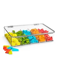 Sorbus Stackable Storage Case with Hinged Lid