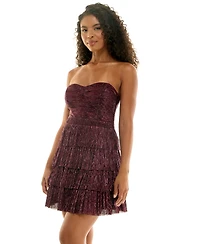 pear culture Juniors' Strapless Skirt Dress