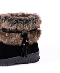Minnetonka Women's Everett 2 Suede Faux Fur Winter Boots