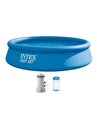 Intex 28131EH 12feet x 30in Easy Set Up Inflatable Swimming Pool with Filter Pump