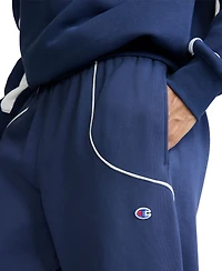 Champion Men's Piped Open Bottom Relaxed-Fit Pants