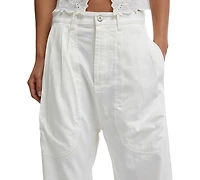 Free People Women's Clover Mid-Rise Dropped Trouser Pants