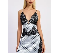 En Saison Women's Hazel V-Neck Sleeveless Maxi Dress