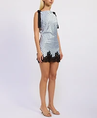 En Saison Women's Hazel Sleeveless Mini Dress