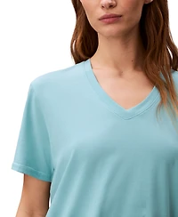 Calvin Klein Performance Women's Classic-Fit V-Neck T-Shirt