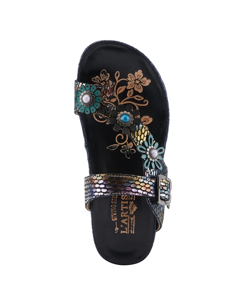 L'Artiste Women's Spring Step Kindness Slide with Suede Upper
