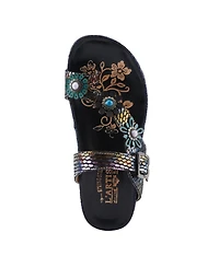 L'Artiste Women's Spring Step Kindness Slide with Suede Upper