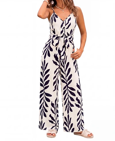 Cupshe Women's Fascination Tropical Jumpsuit