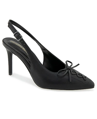 Christian Siriano Women's Beks Corset Sling Back Pump