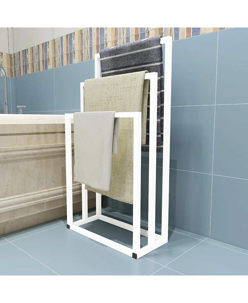 Midola Metal Freestanding Towel Rack 3 Tiers Hand Towel Holder Organizer for Bathroom Accessories