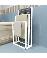 Midola Metal Freestanding Towel Rack 3 Tiers Hand Towel Holder Organizer for Bathroom Accessories