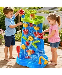 Gnuadz Waterfall Water Table Sand Sensory Activity Toddler Outdoor Play