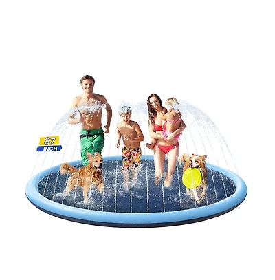 Aofar Dog Splash Pad Sprinkler Pool Outdoor Play Water Fun