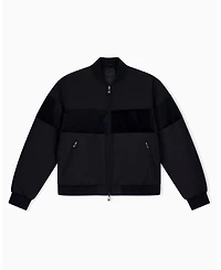 A|X Armani Exchange Men's Lightweight Colorblock Bomber Jacket