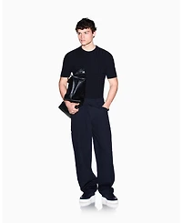 A|X Armani Exchange Men's Viscose Grid T-Shirt